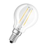 Osram Classic LED E14 Kugel Fadenlampe Klar 1.5W 136lm - 827 Extra Warmweiß | Ersatz Für 15W