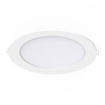 Noxion LED Downlight Slim V2.0 24W 2400lm 120D - 830 Warmweiß | 225mm - IP44 - 1-10v Dimmbar 