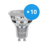 Mehrfachpackung 10x Philips MASTER Value LED Spot GU10 PAR16 6.2W 575lm 36D - 940 Kaltweiß | Höchste Farbwiedergabe - Dimmbar - Ersatz für 80W