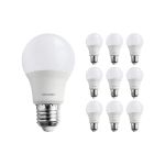 Mehrfachpackung 10x Noxion Pro LED E27 Birne Matt 9W 806lm - 822-827 Dim To Warm | Dimmbar - Ersatz Für 60W