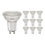 Mehrfachpackung 10x Noxion LED-Spot GU10 PAR16 4W 345lm 36D - 827 Extra Warmweiß | Dimmbar - Ersatz für 50W