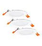 Ledvance LED Downlight Slim Set 3x8W 550lm - 830 Warmweiß | 120mm - Ausschnitt 105mm