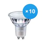 Mehrfachpackung 10x Philips LEDspot MV Value GU10 4.9W 930 36D (MASTER) | Höchste Farbwiedergabe - Warmweiß - Dimmbar - Ersatz für 50W